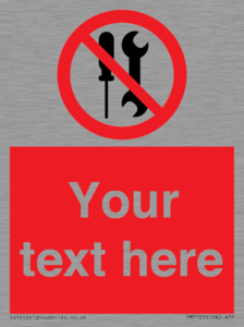 PM7723: Custom prohibition not to be serviced by users