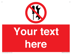 PM7723: Custom prohibition not to be serviced by users