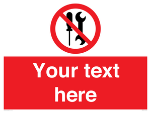 PM7723: Custom prohibition not to be serviced by users