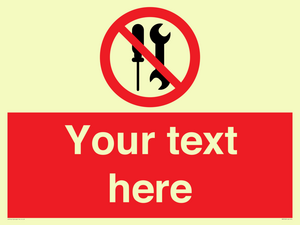 PM7723: Custom prohibition not to be serviced by users