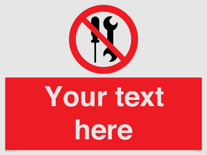 PM7723: Custom prohibition not to be serviced by users