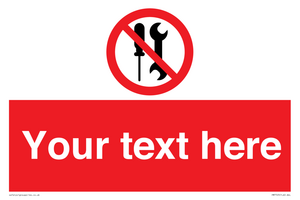 PM7723: Custom prohibition not to be serviced by users