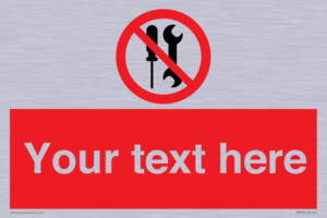 PM7723: Custom prohibition not to be serviced by users
