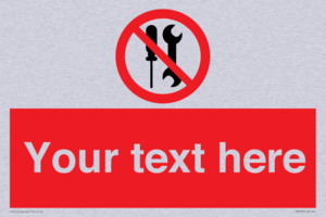 PM7723: Custom prohibition not to be serviced by users