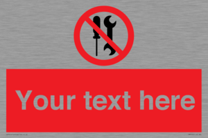 PM7723: Custom prohibition not to be serviced by users