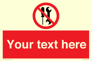 PM7723: Custom prohibition not to be serviced by users