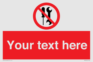 PM7723: Custom prohibition not to be serviced by users