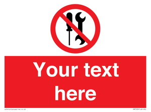 PM7723: Custom prohibition not to be serviced by users