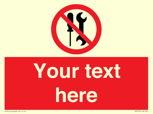 PM7723: Custom prohibition not to be serviced by users