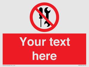 PM7723: Custom prohibition not to be serviced by users