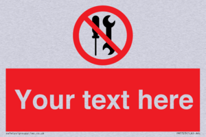 PM7723: Custom prohibition not to be serviced by users