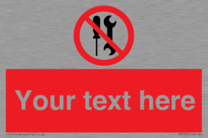 PM7723: Custom prohibition not to be serviced by users