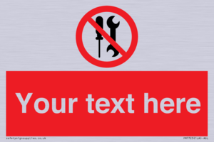 PM7723: Custom prohibition not to be serviced by users