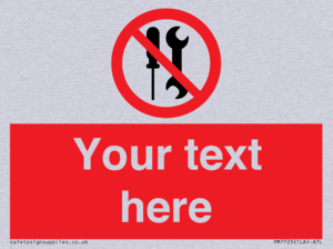 PM7723: Custom prohibition not to be serviced by users