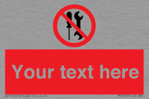 PM7723: Custom prohibition not to be serviced by users