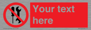 PM7723: Custom prohibition not to be serviced by users
