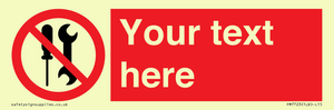 PM7723: Custom prohibition not to be serviced by users