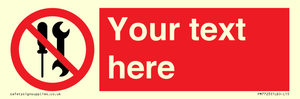 PM7723: Custom prohibition not to be serviced by users