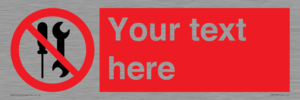 PM7723: Custom prohibition not to be serviced by users