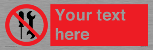 PM7723: Custom prohibition not to be serviced by users
