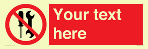 PM7723: Custom prohibition not to be serviced by users