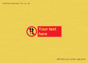 PM7723: Custom prohibition not to be serviced by users