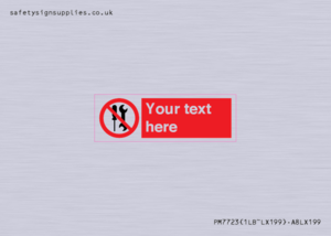 PM7723: Custom prohibition not to be serviced by users