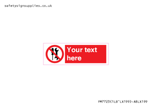 PM7723: Custom prohibition not to be serviced by users