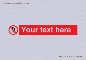 PM7723: Custom prohibition not to be serviced by users