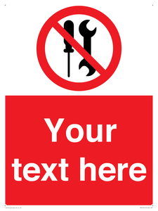 PM7723: Custom prohibition not to be serviced by users