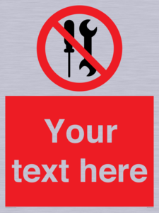 PM7723: Custom prohibition not to be serviced by users