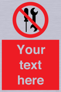 PM7723: Custom prohibition not to be serviced by users