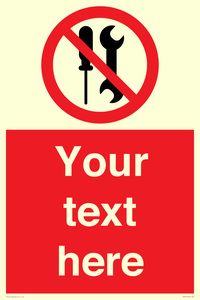 PM7723: Custom prohibition not to be serviced by users