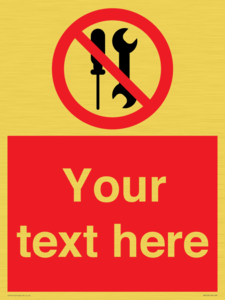 PM7723: Custom prohibition not to be serviced by users