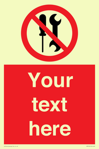 PM7723: Custom prohibition not to be serviced by users