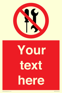 PM7723: Custom prohibition not to be serviced by users