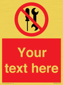 PM7723: Custom prohibition not to be serviced by users
