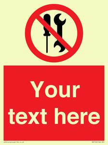 PM7723: Custom prohibition not to be serviced by users