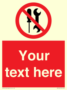 PM7723: Custom prohibition not to be serviced by users