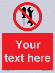 PM7723: Custom prohibition not to be serviced by users