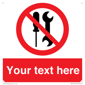 PM7723: Custom prohibition not to be serviced by users