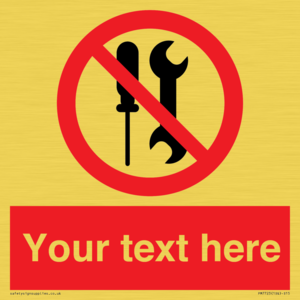 PM7723: Custom prohibition not to be serviced by users