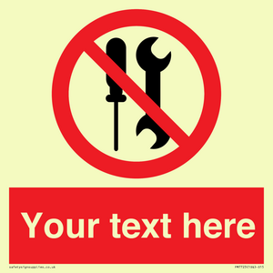 PM7723: Custom prohibition not to be serviced by users