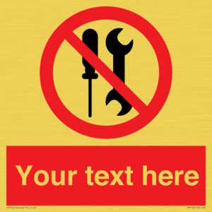 PM7723: Custom prohibition not to be serviced by users