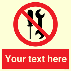 PM7723: Custom prohibition not to be serviced by users