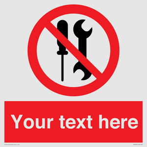 PM7723: Custom prohibition not to be serviced by users