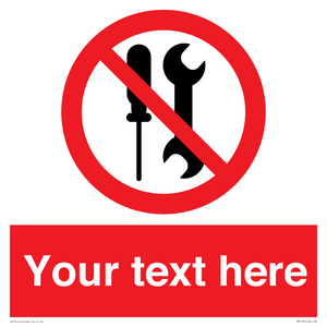 PM7723: Custom prohibition not to be serviced by users