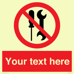 PM7723: Custom prohibition not to be serviced by users