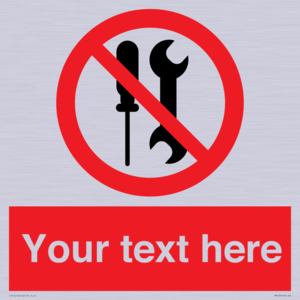 PM7723: Custom prohibition not to be serviced by users