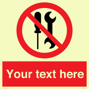 PM7723: Custom prohibition not to be serviced by users